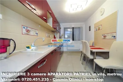 INCHIRIERE 3 camere BERCENI - Aparatorii Patriei, metrou, in vila - foto 6