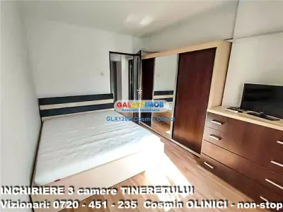 Apartament 3 camere Timpuri Noi Tineretului decomandat 70 mp metrou ap - foto 3
