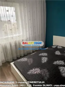 Inchiriere apartament 3 camere Tineretului decomandat mobilat - foto 13