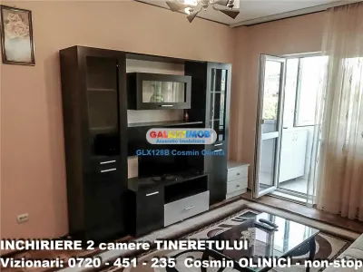Inchiriere apartament 2 camere Tineretului langa parc mobilat utilat - foto 3
