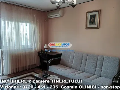 Inchiriere apartament 2 camere Tineretului langa parc mobilat utilat - foto 4
