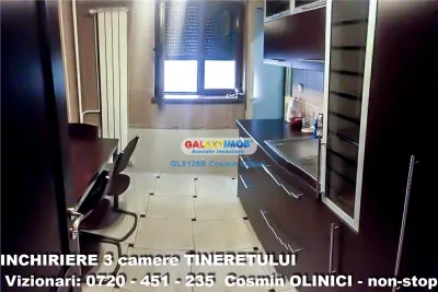 Inchiriere 3 camere Tineretului - langa metrou - 87 mp - etaj 9 - foto 7