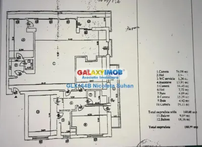 Malul lacului Bordei,Cartier Primaverii,apartament 4 cam (190mp utili) - foto 17