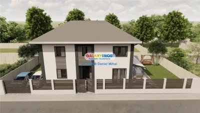 Casa individuala 4 cam-Teren 300mp-Incalzire pardoseala-str Safirului - foto 8