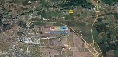 Teren la sosea Unirii Balotesti Moara Vlasiei 25000 mp utilitati - foto 3