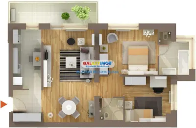 APARTAMENT 2 CAMERE BANEASA/PRIVIGHETORILOR/AMBASADA SUA - foto 16