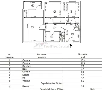 Apartament 2 camere Pantelimon - foto 16