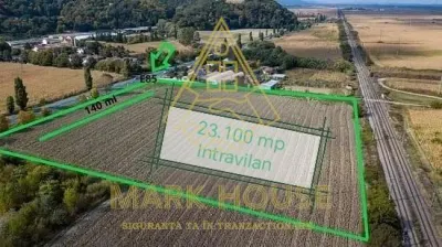 Teren intravilan de vânzare 23.100 mp, Racaciuni - Racaciuni