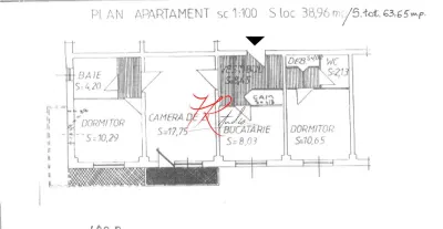 Vanzare apartament 2 camere Pantelimon - Bucuresti