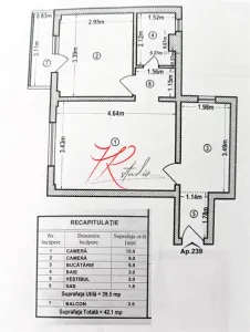 Vanzare apartament 2 camere  Doaman ghica - foto 2