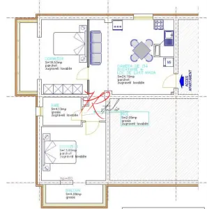 Vanzare apartament 3 camere aviatiei, renovat, mobilat cu CT - foto 2