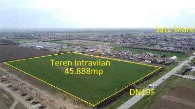 Teren Intravilan  45.888 mp la DN 19F | Odoreu - Satu Mare | Investitie - foto 4