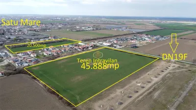 Teren Intravilan  45.888 mp la DN 19F | Odoreu - Satu Mare | Investitie - foto 9