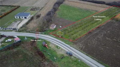 Teren intravilan, cu livada - 2.200 mp | Strada Principala - Odoreu