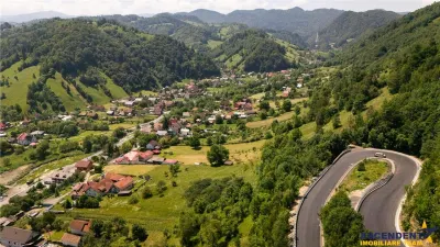 Teren 1.450 mp intravilan, la DN, cu priveliste de carte postala, Bran, Moieciu, Brasov - Brasov