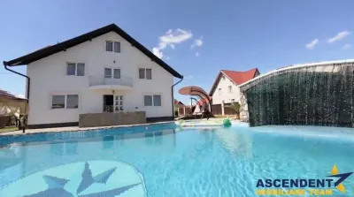 OFERTA REZERVATA! Film! Resedinta cu personalitate,piscina, comod amplasament,1.000 mp teren - foto 9