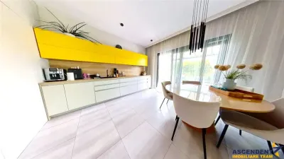 FILM & Tur LIVE!Vila cu arhitectura selecta,intr- o eleganta oaza de liniste - foto 4