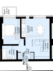 Apartament 2 camere, zona Centrala, Unirii - foto 4