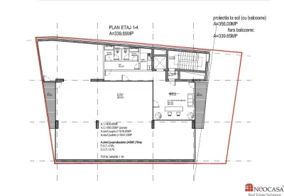 STIRBEI VODA - 430 MP, CU AUT DE CONSTRUCTIE BIROURI 2S+D+P+4E! - foto 6