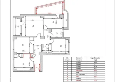 Vanzare apartament 3 camere Calea Dorobanti - ASE - Bucuresti