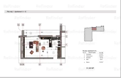 vanzare apartament 2 camere,  metrou Nicolae Grigorescu, bloc 2025 in constructie, etaj 1/3, decomandat, 52 mp utili, balcon - foto 16