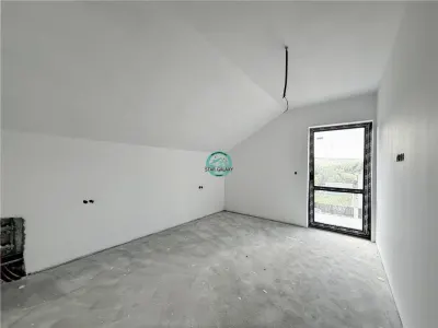 Casa noua cu 5 camere de vanzare semifinisata, teren 500 mp in Corunca - foto 8