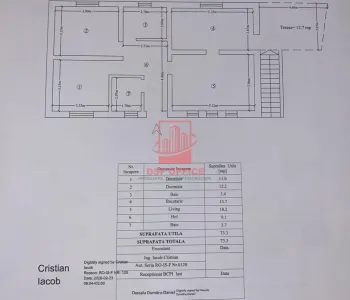 Casa plan Parter 3 camere D, 73mp utili in Visan - BUCIUM / COMISON 0 - foto 15