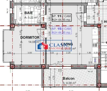 Vanzare apartament 2 camere zona Sesul de Sus Floresti - Floresti