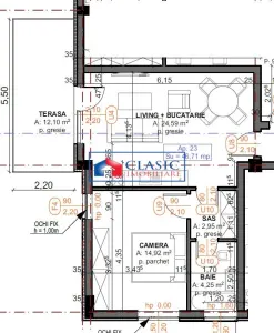 Vanzare apartament 2 camere bloc nou Iris la o distanta de aproximativ 4 km Auchan, Cluj-Napoca - foto 3
