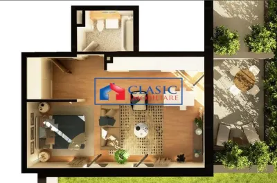 Vanzare apartament o camera cu nisa de dormit zona Intre Lacuri Marasti, Cluj-Napoca - foto 3