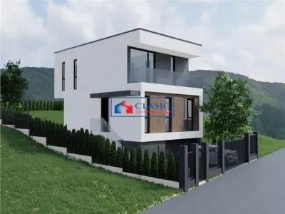 Vanzare casa individuala zona linistita, constructie noua, arhitectura moderna, piscina, alee privata, Andrei Muresanu - foto 2