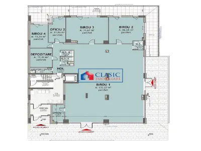 Vanzare spatiu de birou 285 mp zona Baza Sportiva Gheorgheni, Cluj Napoca - Cluj-Napoca