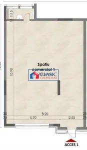 Inchiriere spatiu comercial- birou 96 mp in Buna Ziua- zona Lidl, Cluj Napoca - Cluj-Napoca