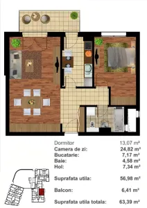 Vanzare apartament 2 camere bloc nou locatie premium in Centru- Pta Mihai Viteazu, Cluj-Napoca - foto 3