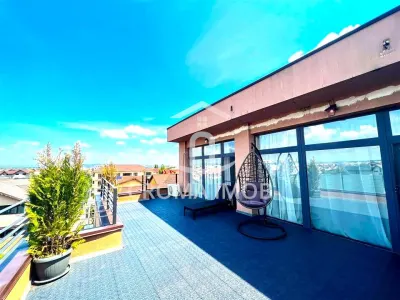 Inchiriere apartament 2 camere, terasa 40mp, zona Nord, Cartier Albert - foto 9