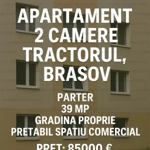 Apartament cu 2 camere, semidecomandat - zona Tractorul - foto 4