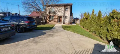 Vila individuala superba, 5 camere, complet utila/mobilata ultramodern,  1000mp teren, cu toate utilitatile, in zona Domnesti, posibilitate rate 2 ani - foto 5