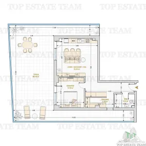 Apartament Ultramodern,  2 Camere de vanzare,  Complex Rezidential Central - Constructie Noua, Bloc boutique - foto 17