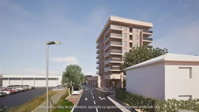 Teren de vanzare cu autorizatie de constructie si proiect P+8 - foto 2