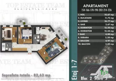 Ultimele zile cu reduceri! Apartament spatios 3 camere, bloc nou, Berceni/parc Tudor Arghezi - Bucuresti