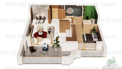 Apartament de vânzare în Pipera - 3 camere cu terasa 30 mp - foto 14