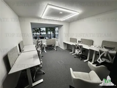 Spatiu comercial / office ultracentral de inchiriat complet utilat/recompartimentare la cerere  + parcari - foto 6