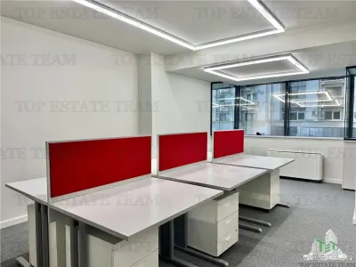 Oferta speciala ! Birou de inchiriat pentru 15 persoane la 1  minut distanta de metrou  + parcari + recompartimentare - foto 20