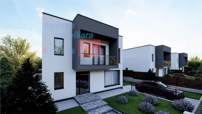 Vila de lux in Miroslava: 4 camere, 2 terase, eficienta energetic - foto 10