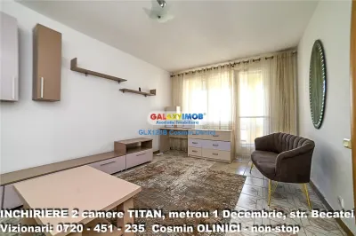 2 camere dec 5 min Metrou1 Decembrie loc parcare reabilitat contr ANAF - foto 2