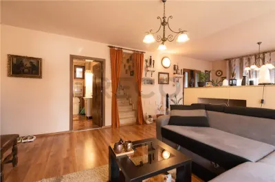RECO Casa P+M cu 4 camere+living+loc de luat masa in Santion - foto 4