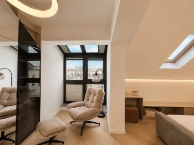 Penthouse exclusivist cu terasa de 85 mp, jacuzzi privat si independenta energetica – Prima inchiriere | Zona Coresi, Brasov - foto 9
