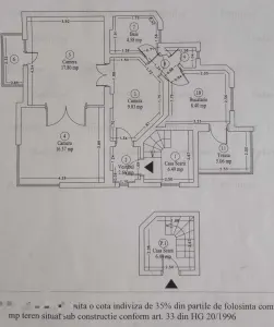 Vanzare apartament 3 camere in vila + 35% cota indiviza din partile comune | Tineretului - Sincai | - foto 10