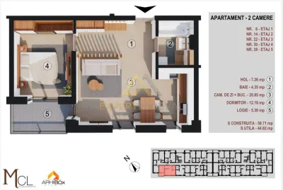 Apartamente NOI direct de la dezvoltator / 1, 2, 3 camere / Comision 0% - foto 14