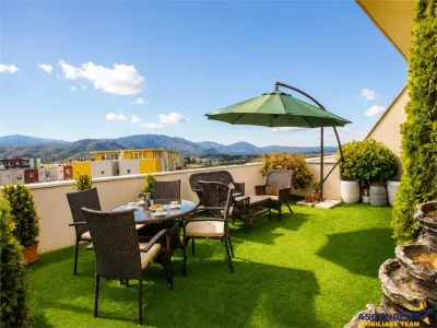 Penthouse extravagant,living spectaculos, semineu,terase generoase,Avantgarden, Brasov - Brasov